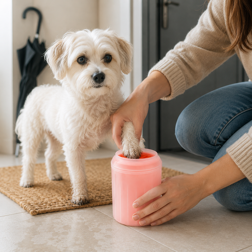 Kliravo Paw Clean – כוס סיליקון לניקוי כפות