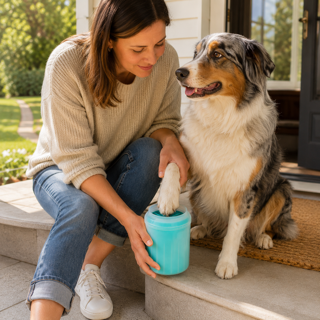 Kliravo Paw Clean – כוס סיליקון לניקוי כפות