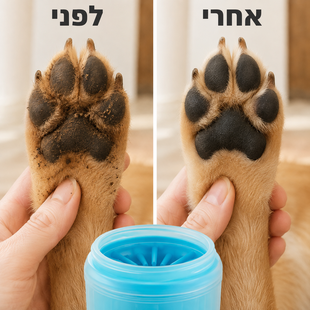 Kliravo Paw Clean – כוס סיליקון לניקוי כפות
