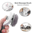 Kliravo Groom – מברשת טיפוח לניקוי פרווה בלחיצה